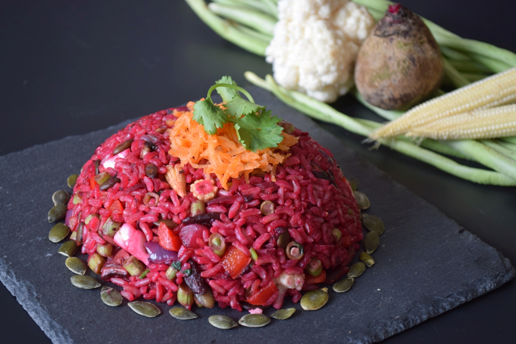 Beetroot Fried Rice – Davina Da Vegan